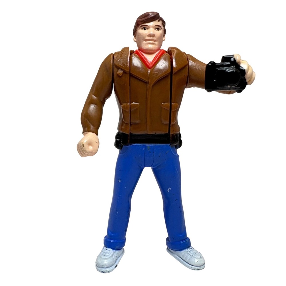 Vintage 1995 Marvel Spider Man Transforming Peter Parker Flip Head Action Figure